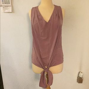 Rose front tie blouse Gap size Small. NWT